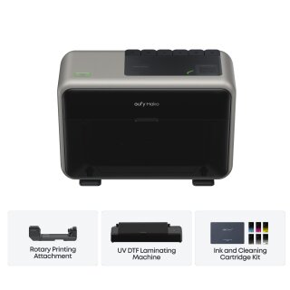 eufyMake E1 UV Drucker 3D Texturdruck DTF Rotationsdruck Desktop  "DELUX BUNDLE"