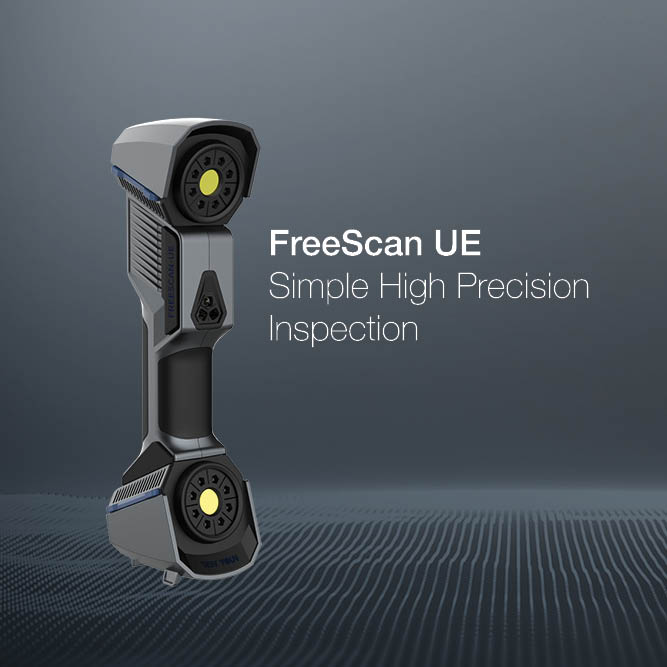 FreeScan UE-7 Blauer Laser-Handheld 3D Scanner